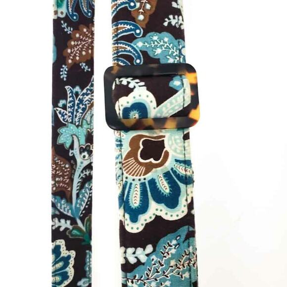 Vera Bradley Java Blue Crossbody Bag Purse Ret 2006, Discontinue  Floral Paisley - Picture 5 of 8